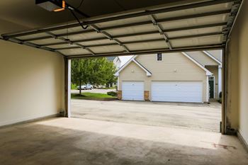 One or two car attached garage